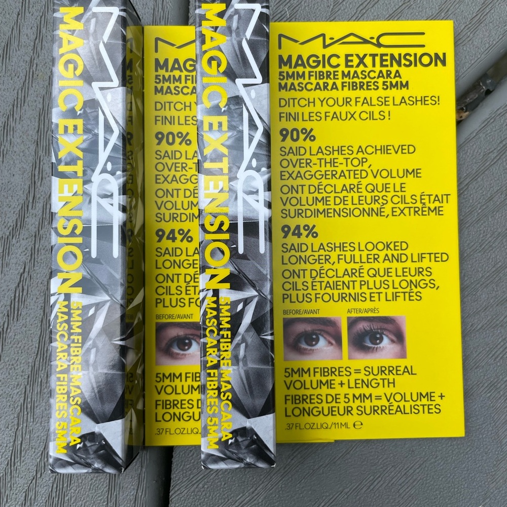 MAC Cosmetics Magic Extension Mascara Black - 2 PC Set - BNIB